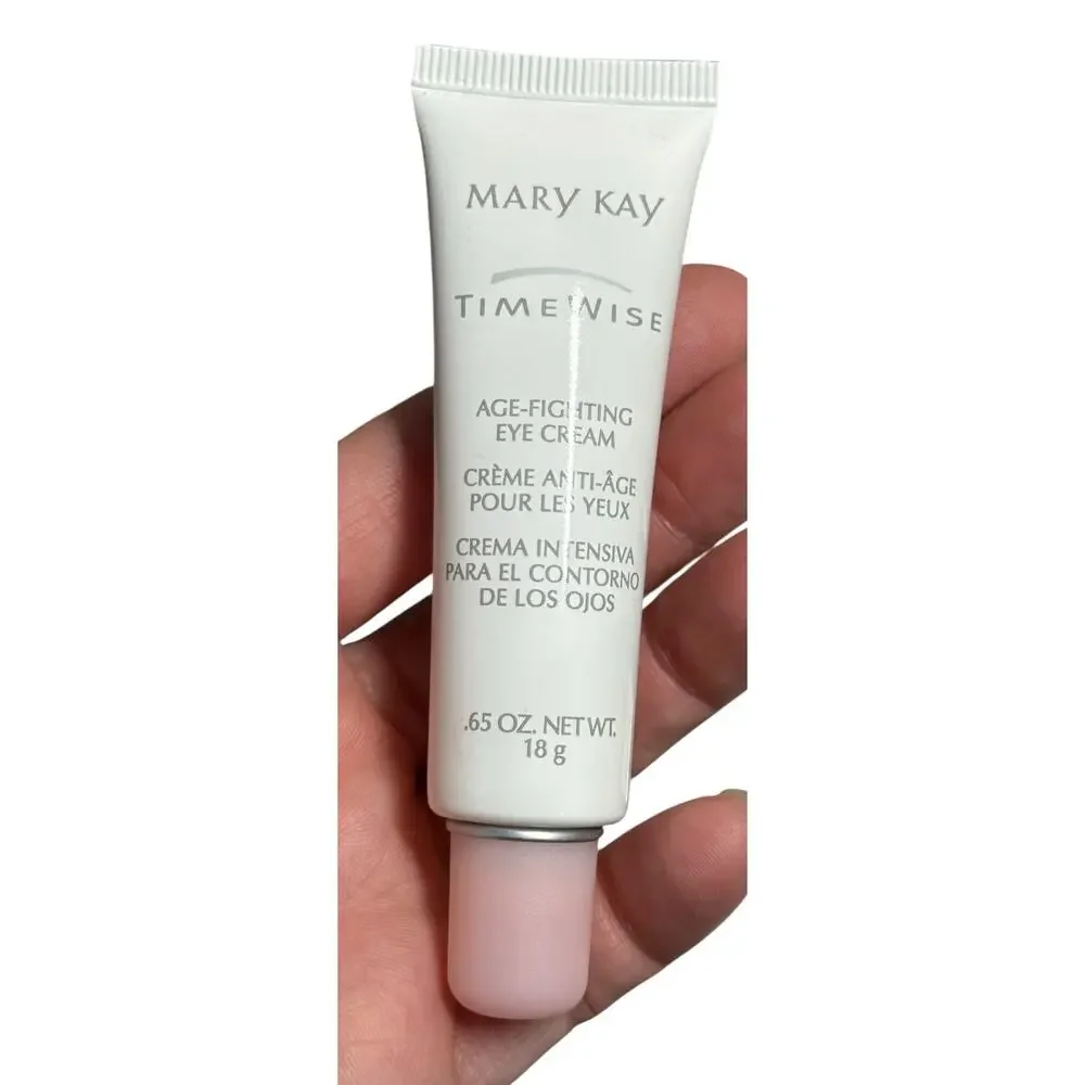 Mary Kay Timewise Age Fighting Eye‎ Cream .65oz Discontinued Pink Cap Full New
